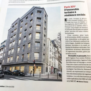 visual de um artigo do jornal le Moniteur