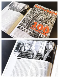 Couverture et article de la revue