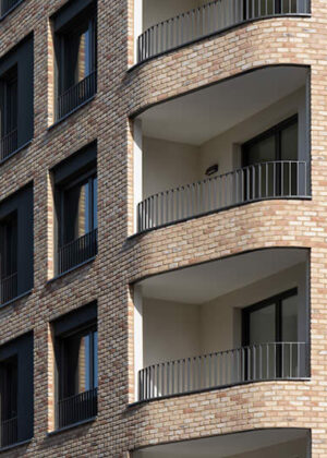 facade d'un immeuble de 43 logements - CoBe, Nanterre